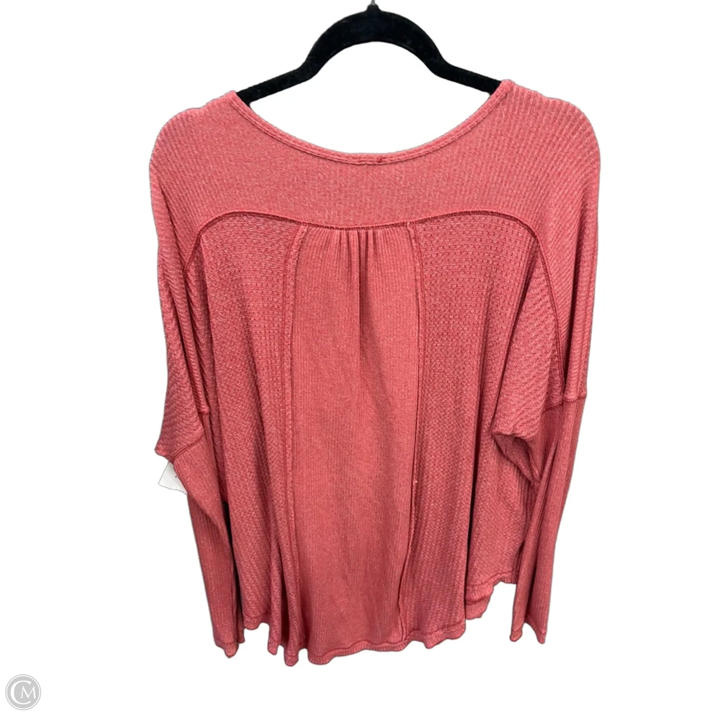 Tunic Long Sleeve By Free People In Pink, Size: Sp