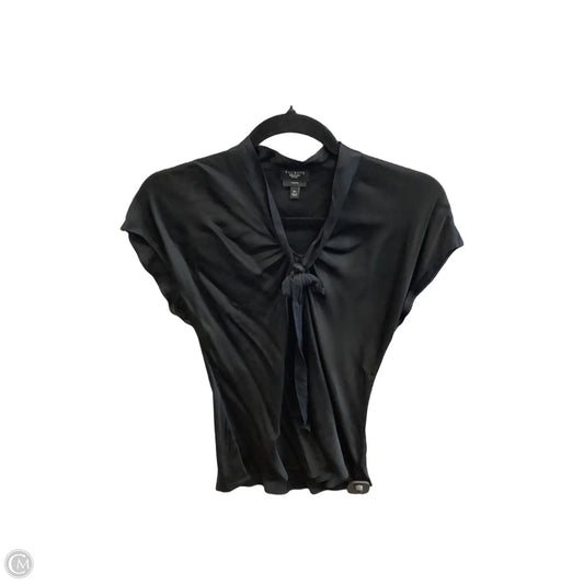 Top Short Sleeve By Talbots In Black, Size: Sp