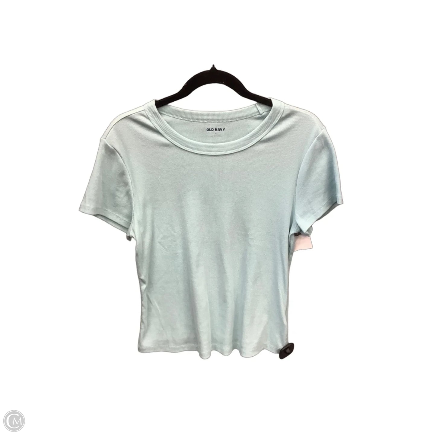 Top Short Sleeve Basic By Old Navy In Blue, Size: L