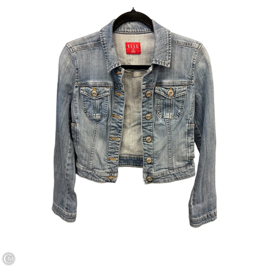 Jacket Denim By Elle In Blue Denim, Size: Xs