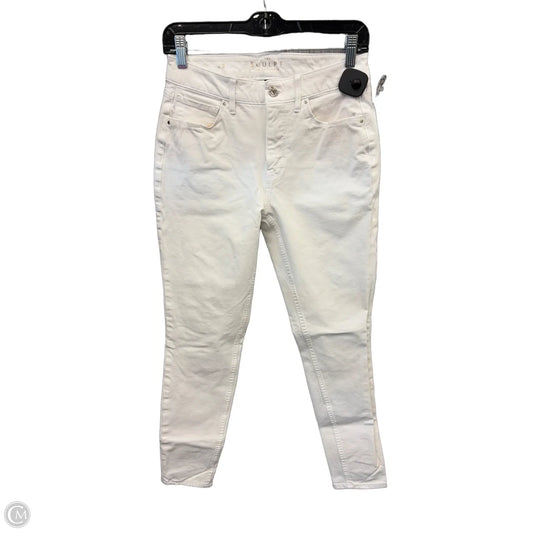Jeans Skinny By White House Black Market In White Denim, Size: 2