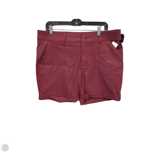 Shorts By Eddie Bauer In Red, Size: 16