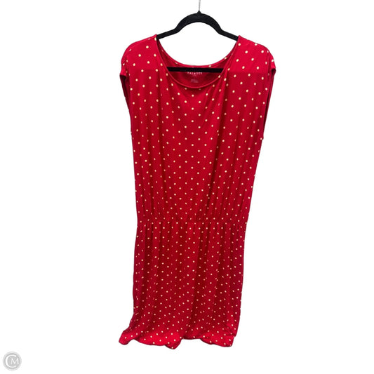Dress Casual Midi By Talbots In Red, Size: L