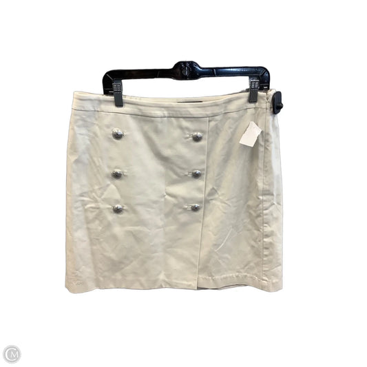 Skirt Midi By Talbots In Cream, Size: 14p