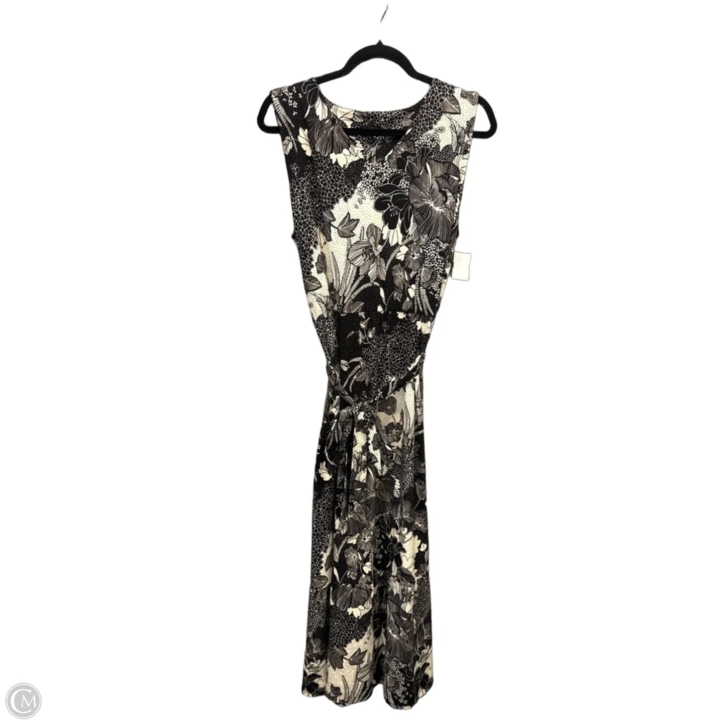 Dress Casual Maxi By Talbots In Black, Size: 1x