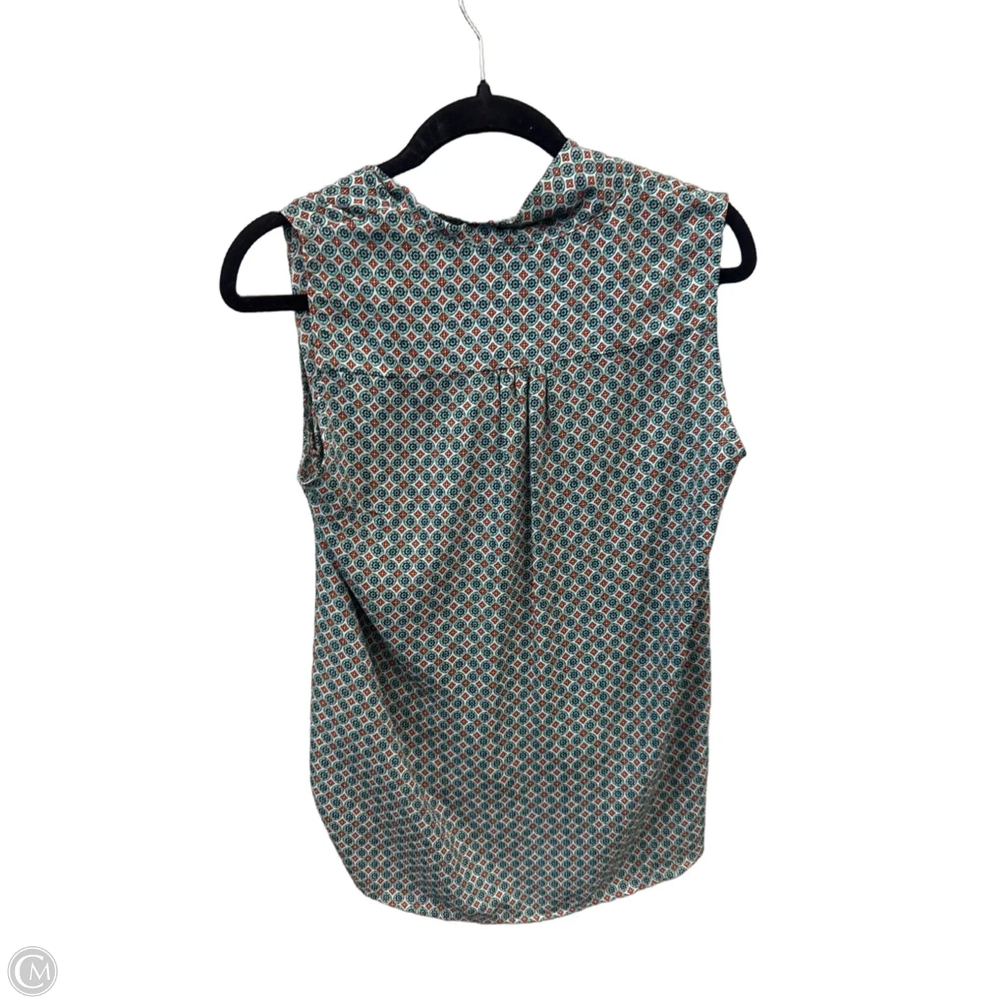 Top Sleeveless By Pleione In Green, Size: S
