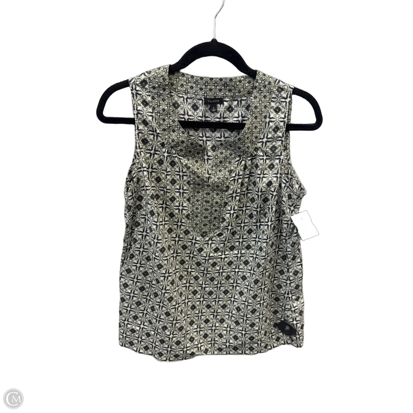 Top Sleeveless By Talbots In Green, Size: S