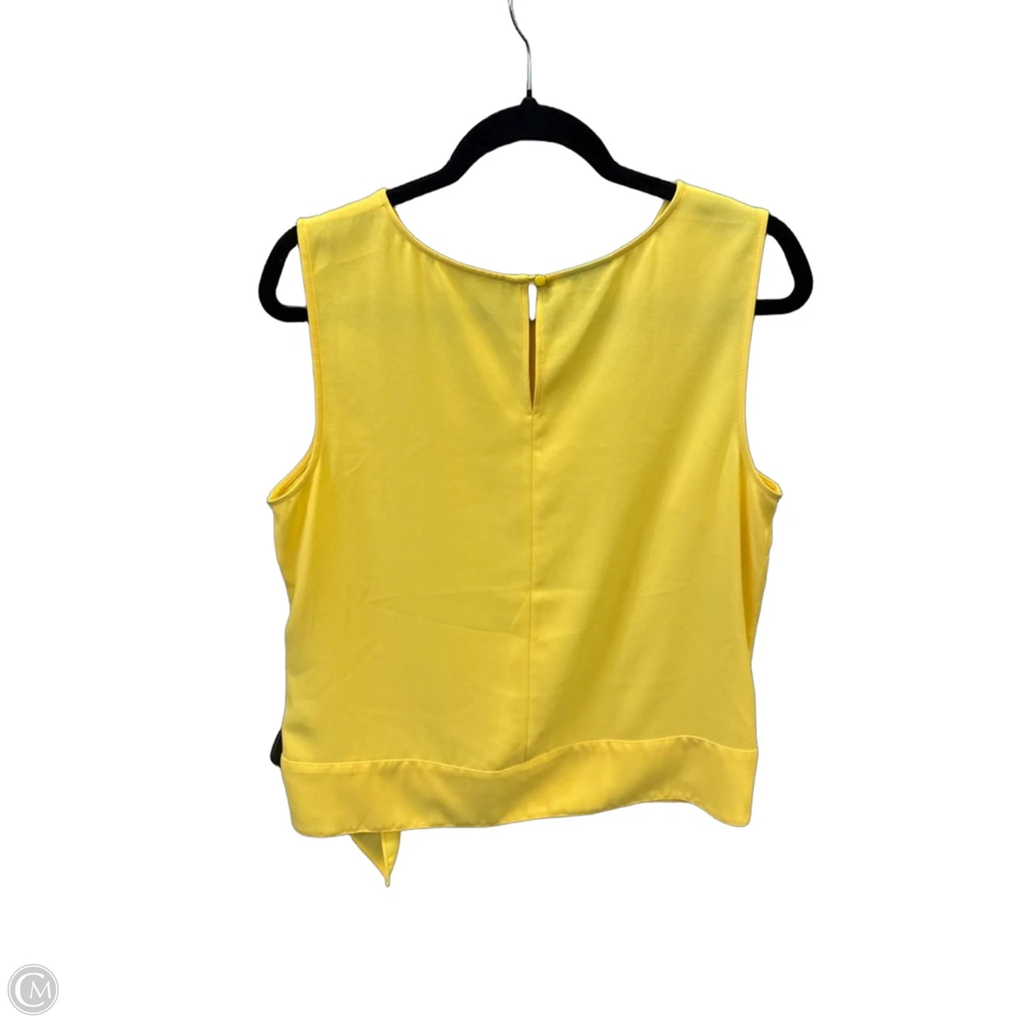 Top Sleeveless By Talbots In Yellow, Size: L