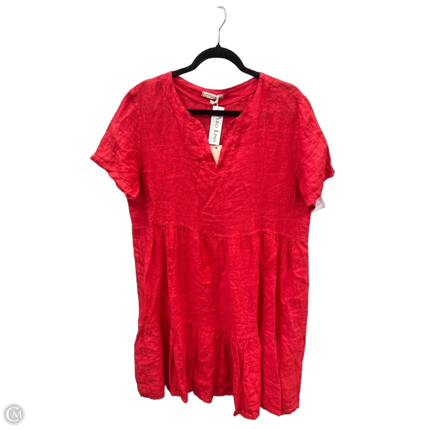Dress Casual Midi By Clothes Mentor In Red, Size: Xl