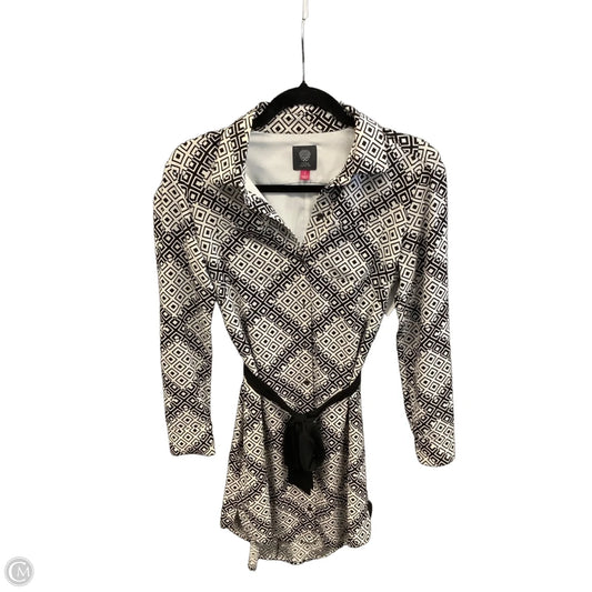 Dress Casual Midi By Vince Camuto In Black & White, Size: Xs