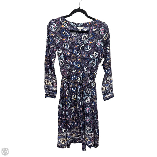 Dress Casual Midi By Lucky Brand In Multi-colored, Size: Xs