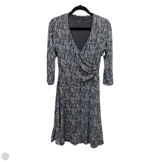 Dress Casual Midi By Garnet Hill In Navy, Size: S