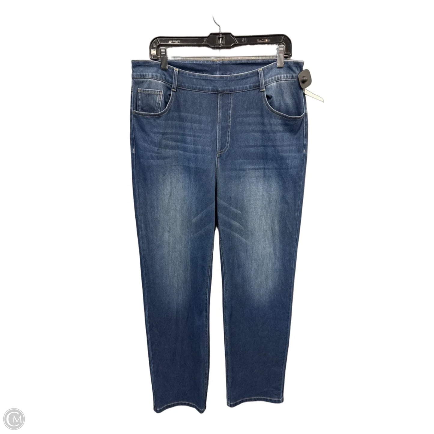 Jeans Wide Leg By Halara In Blue Denim, Size: 16