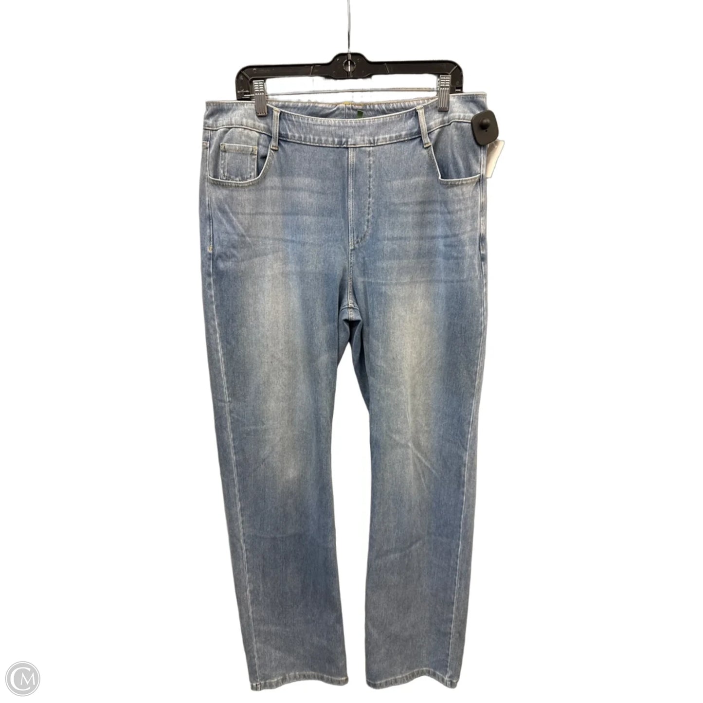 Jeans Straight By Halara In Blue Denim, Size: 14