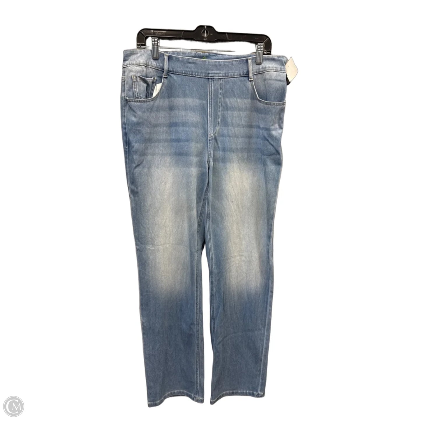 Jeans Straight By Halara In Blue Denim, Size: 14