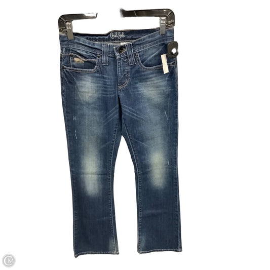 Jeans Boot Cut By Cmb In Blue Denim, Size: 0