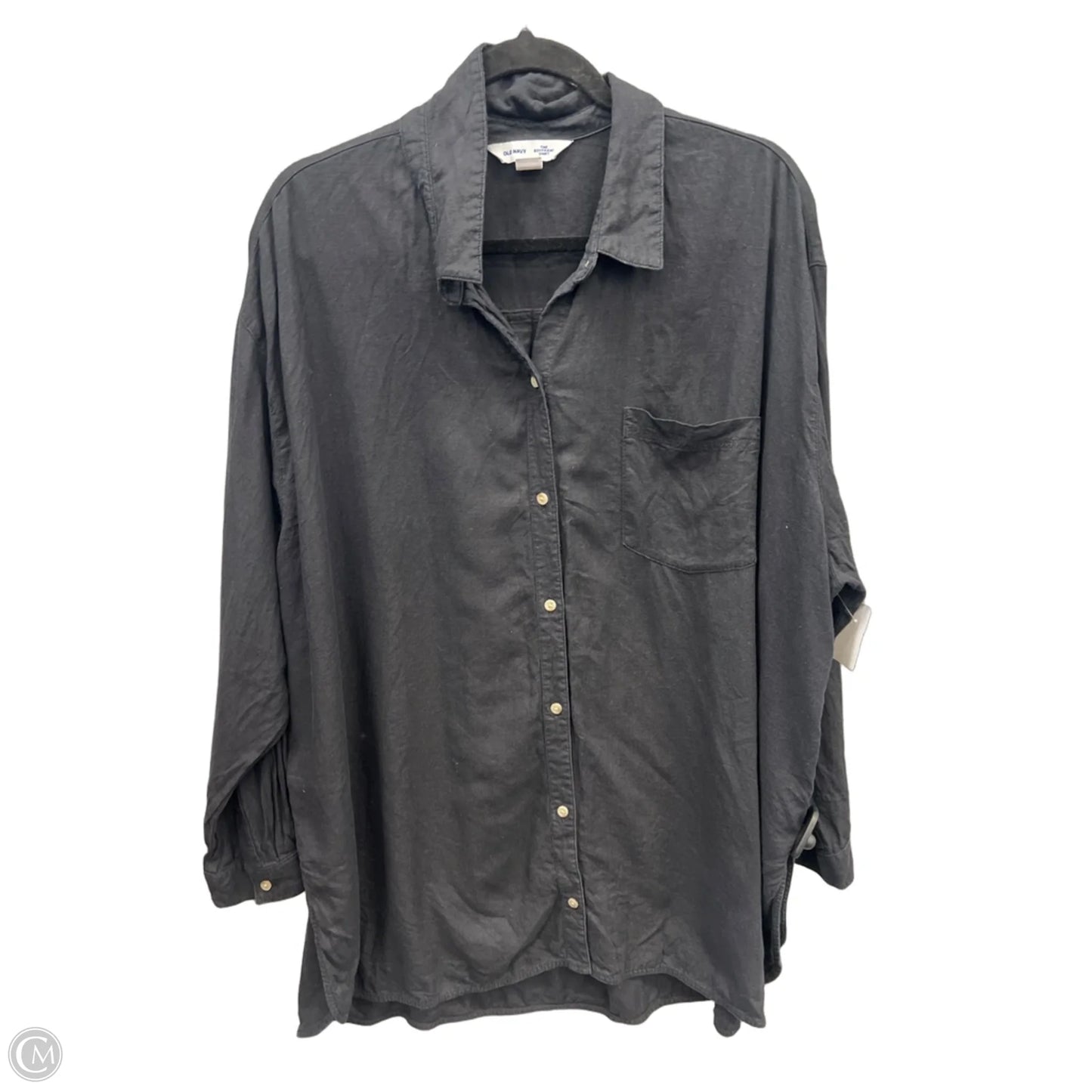 Top Long Sleeve By Old Navy In Black, Size: 2x