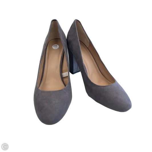 Shoes Heels Block By A New Day In Grey, Size: 10