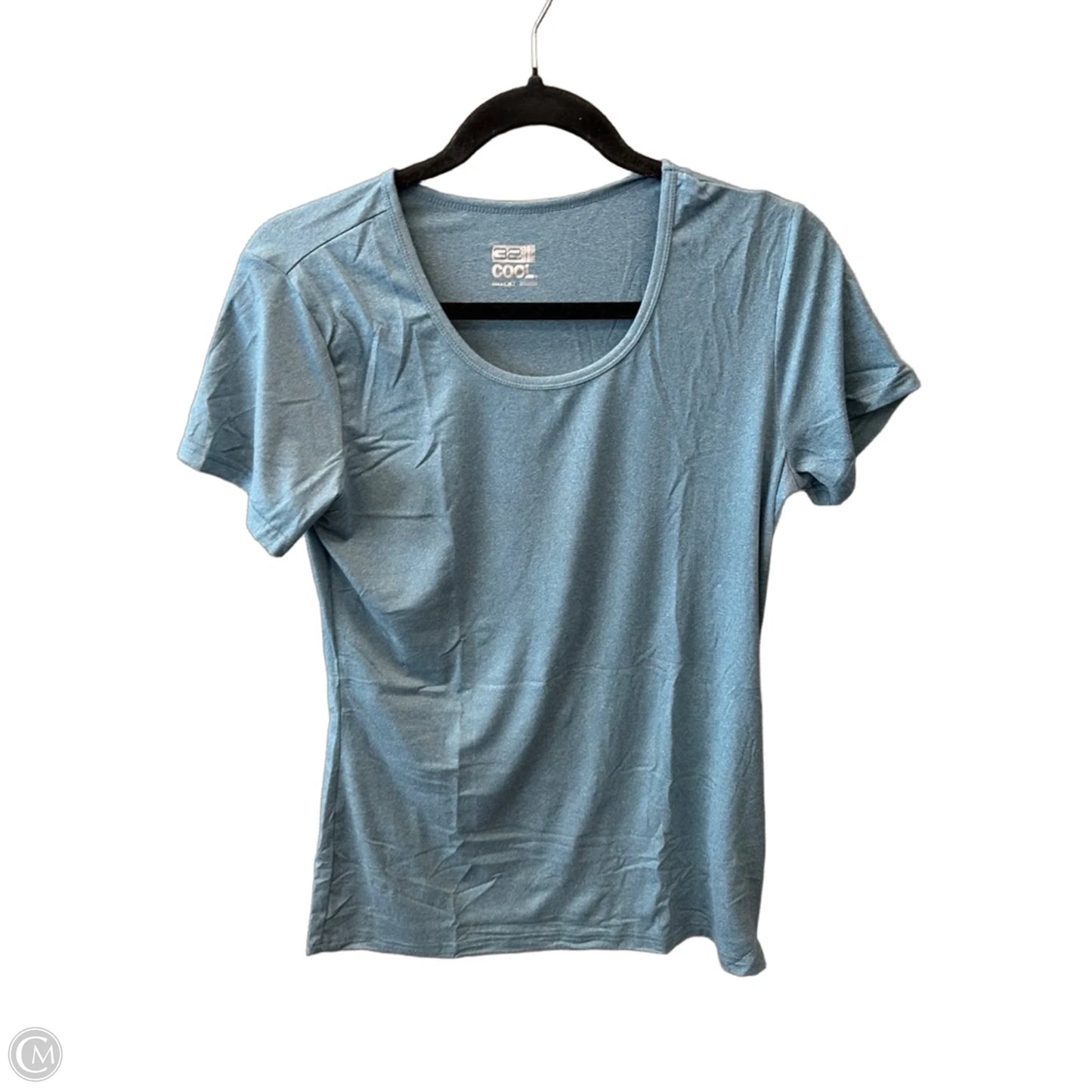 Athletic Top Short Sleeve By 32 Degrees In Blue, Size: M