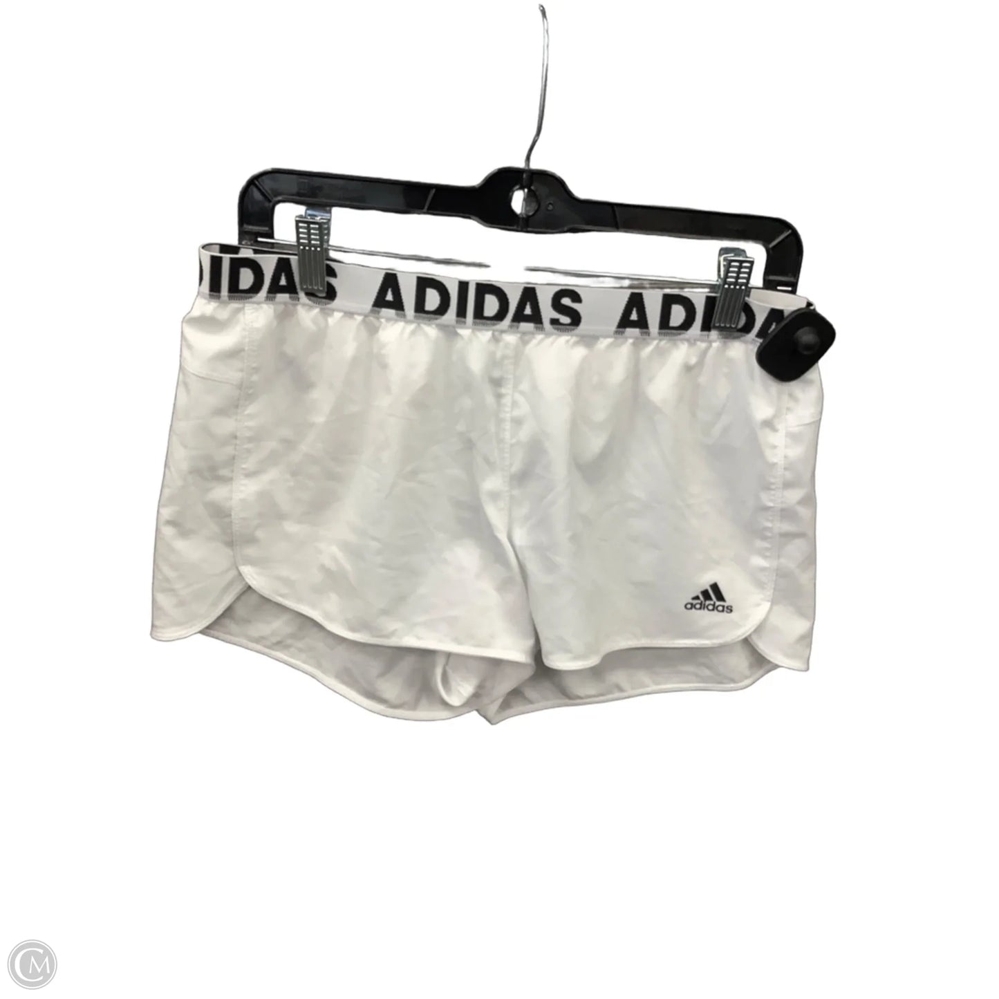 Athletic Shorts By Adidas In White, Size: S