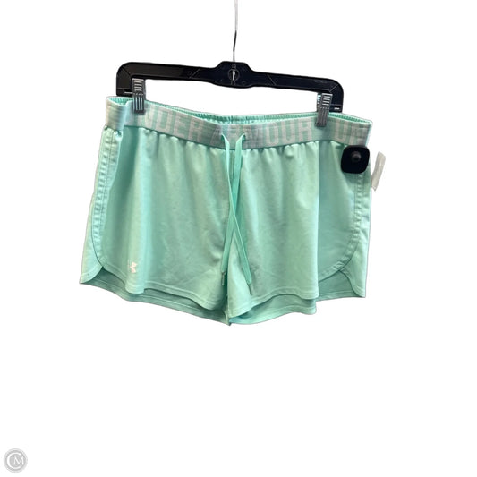 Athletic Shorts By Under Armour In Green, Size: L
