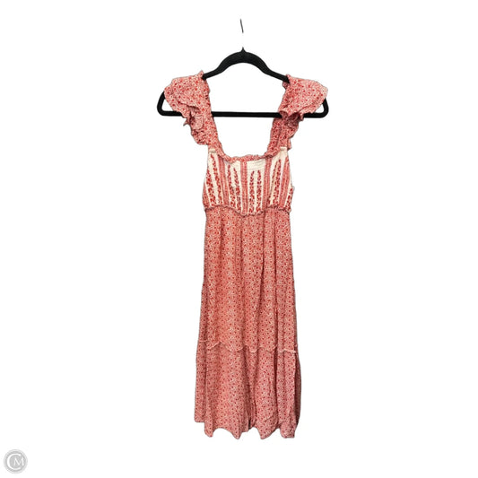 Dress Casual Midi By Jessica Simpson In Red, Size: Xs
