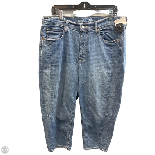 Jeans Wide Leg By Old Navy In Blue Denim, Size: 16