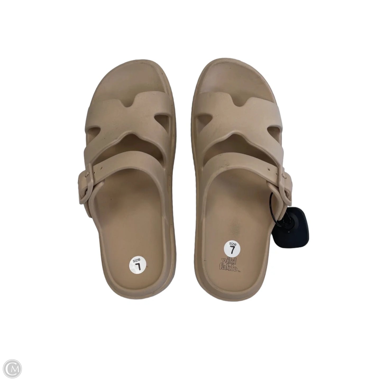 Sandals Flats By Wild Fable In Tan, Size: 7