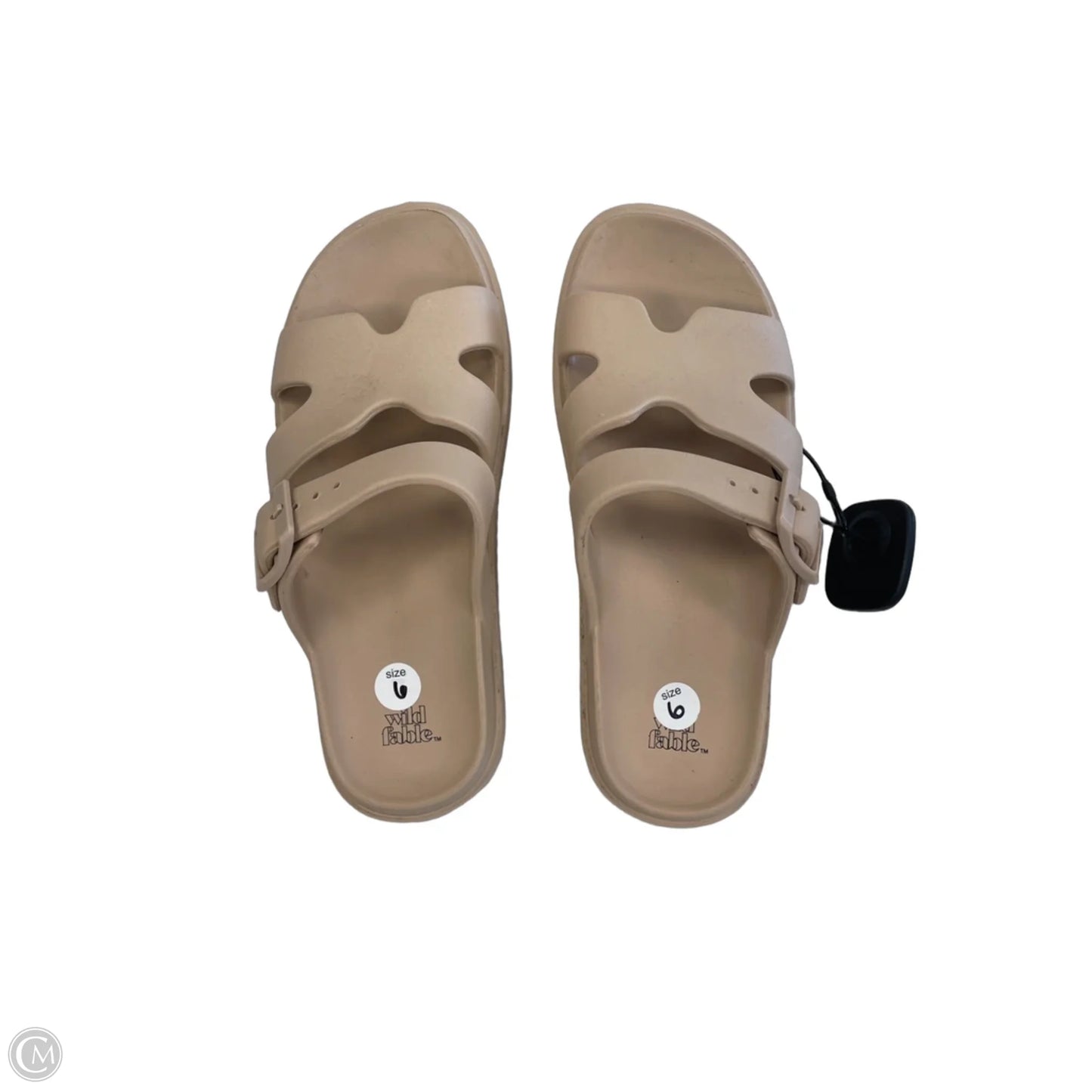 Sandals Flats By Wild Fable In Tan, Size: 6