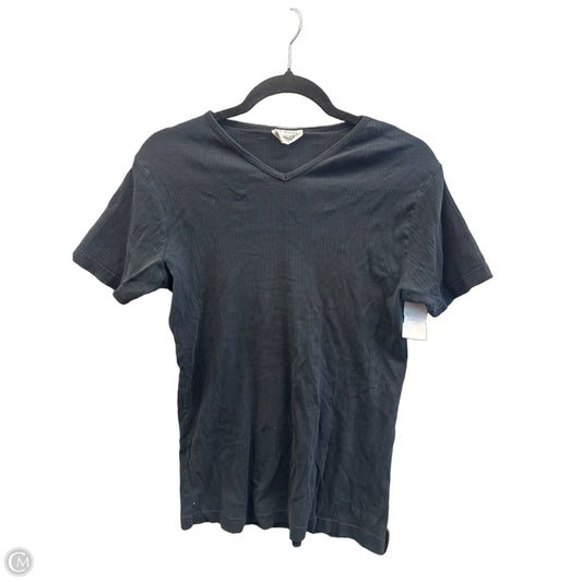 Top Short Sleeve By Clothes Mentor In Black, Size: M