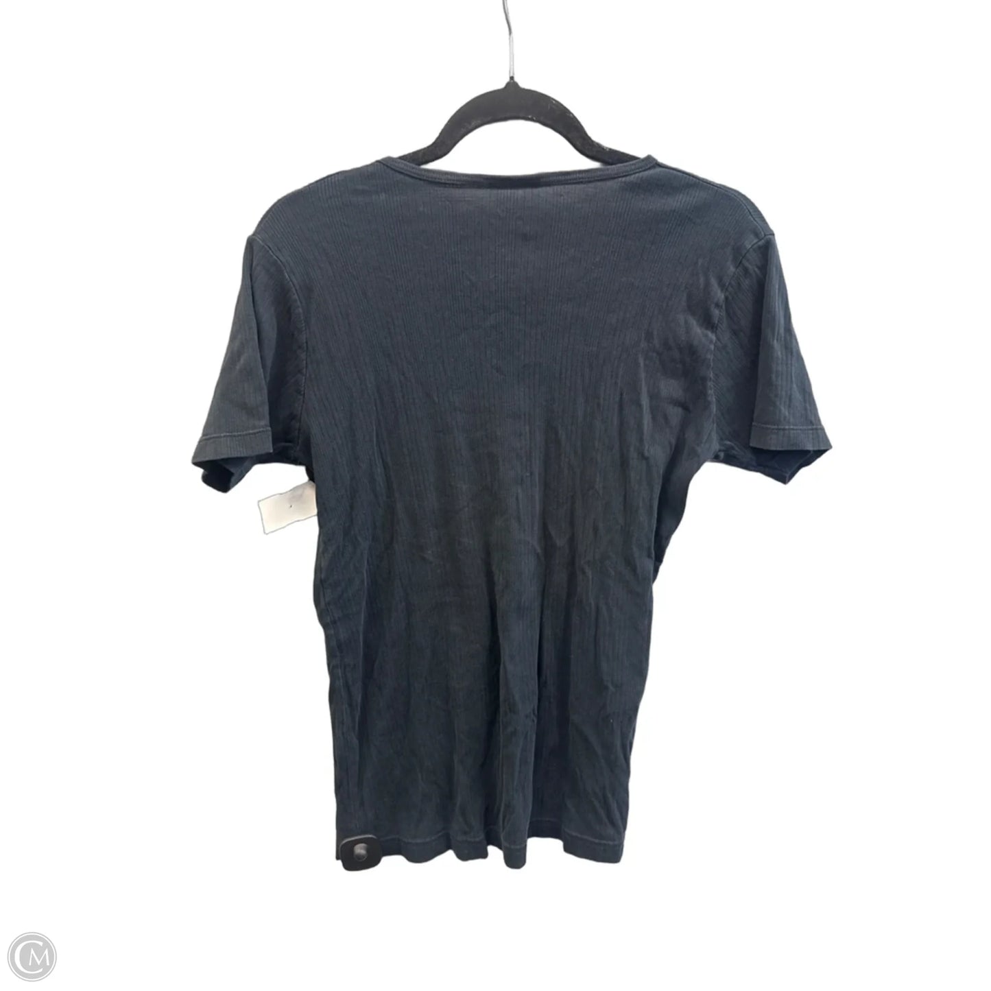 Top Short Sleeve By Clothes Mentor In Black, Size: M