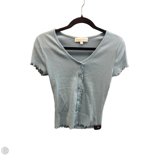 Top Short Sleeve By Clothes Mentor In Blue, Size: M