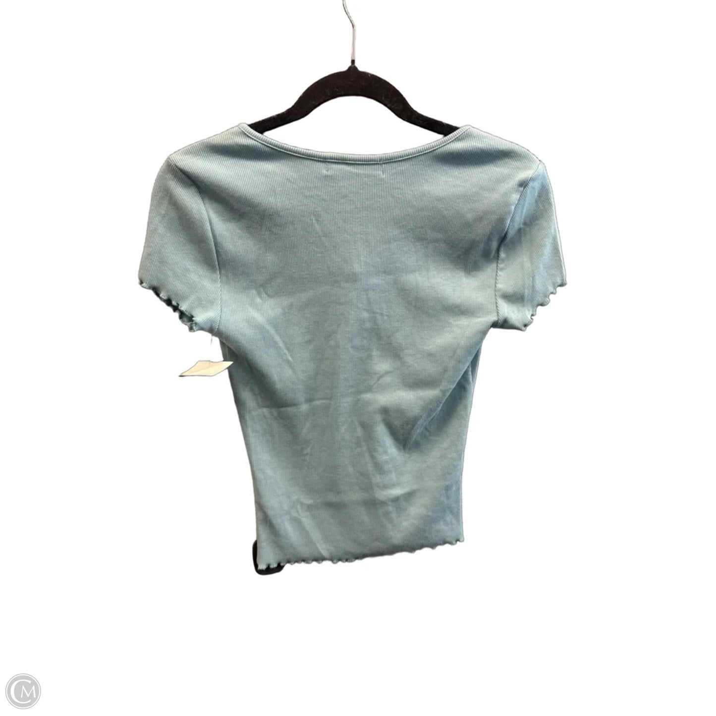 Top Short Sleeve By Clothes Mentor In Blue, Size: M