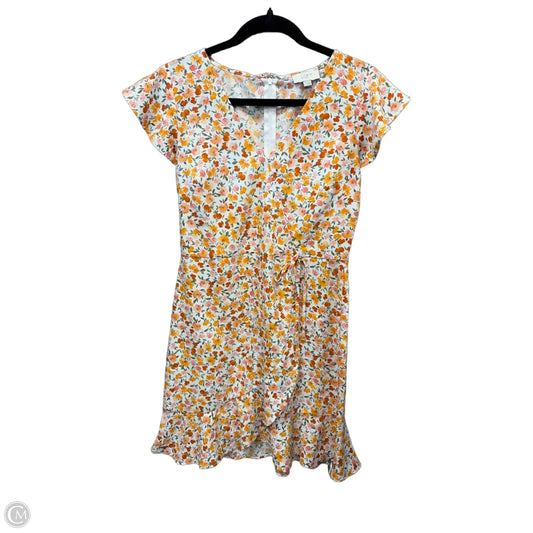 Dress Casual Short By Loft In Orange, Size: Xs