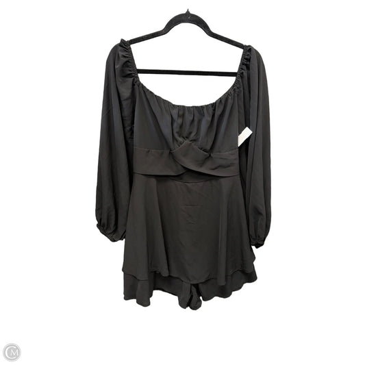 Romper By Clothes Mentor In Black, Size: Xl