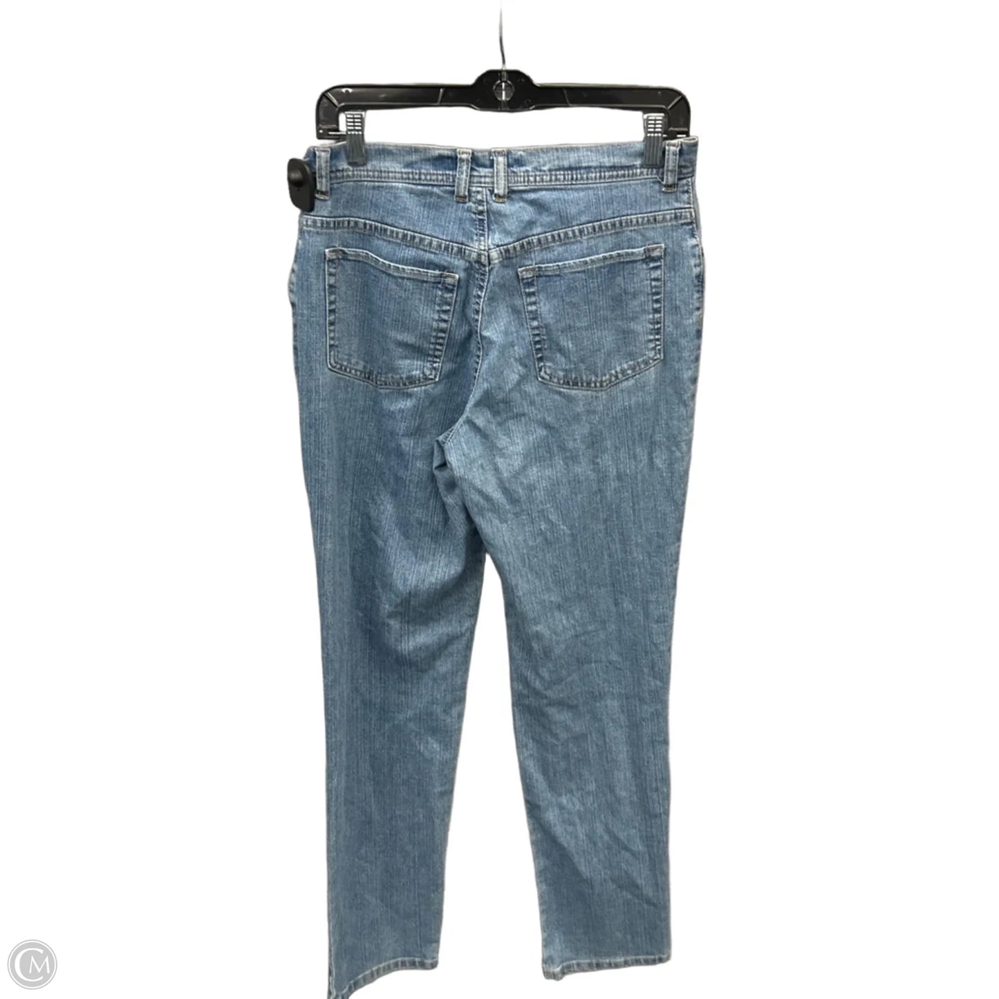 Jeans Straight By Gloria Vanderbilt In Blue Denim, Size: 6
