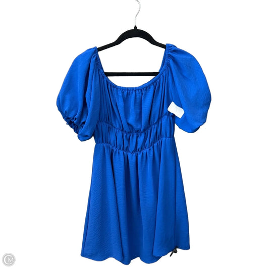 Dress Casual Short By Clothes Mentor In Blue, Size: M