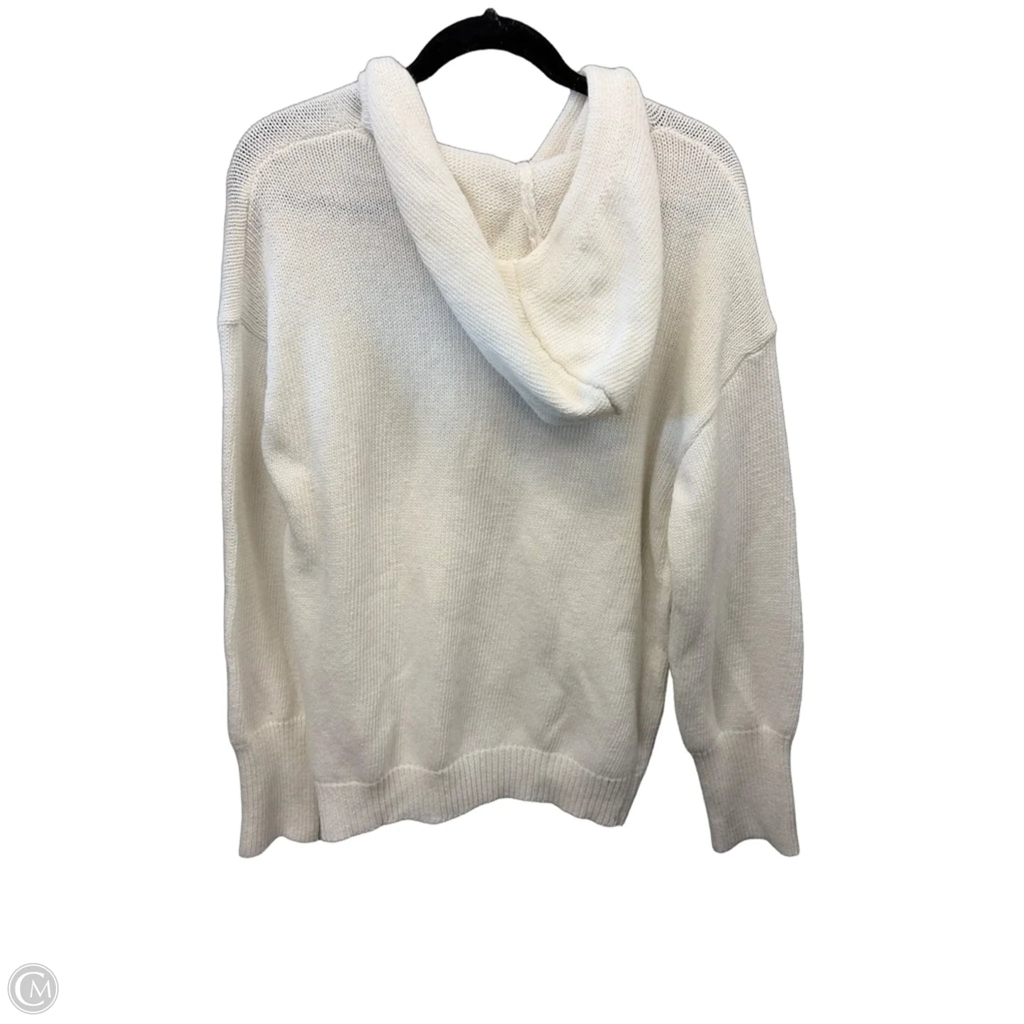 Sweater Cardigan By Clothes Mentor In White, Size: Xl