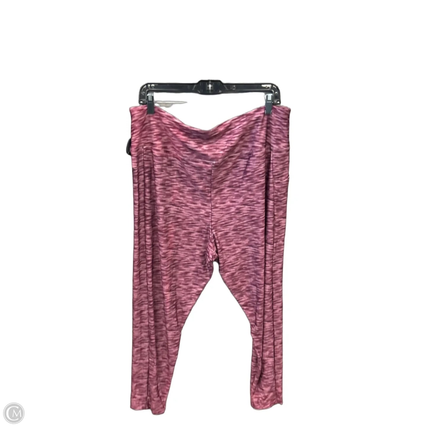 Athletic Leggings By Zone Pro In Pink, Size: 2x