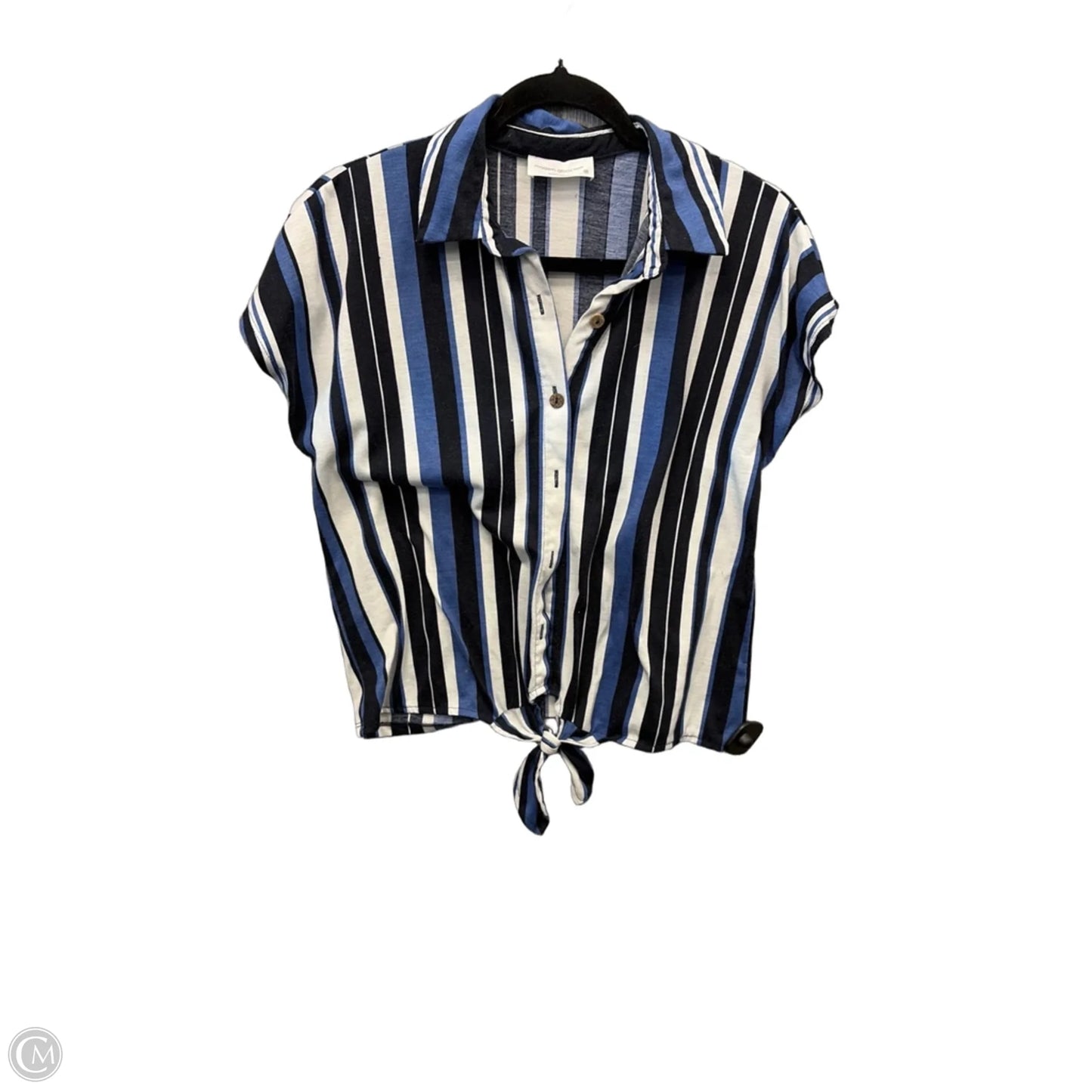 Top Short Sleeve By Clothes Mentor In Striped Pattern, Size: M