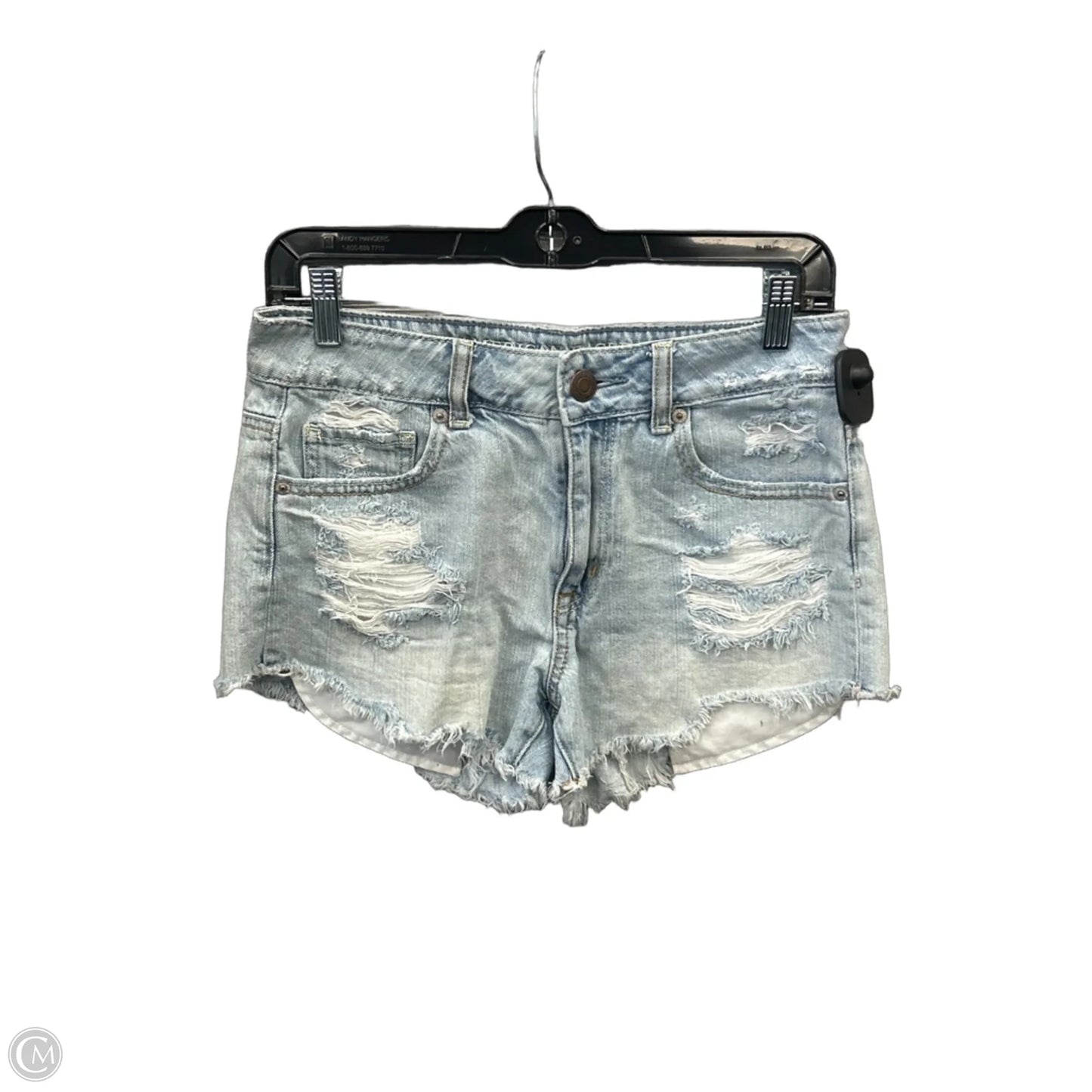 Shorts By American Eagle In Blue Denim, Size: 4