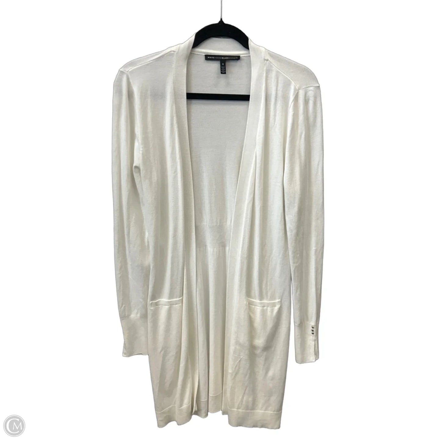 Cardigan By White House Black Market In White, Size: M