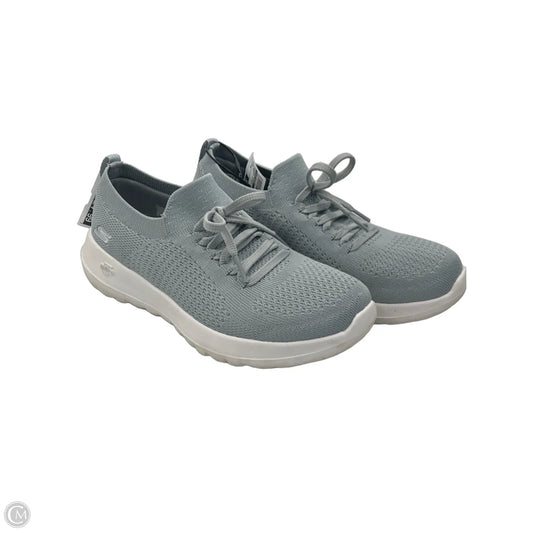 Shoes Athletic By Skechers In Grey, Size: 8