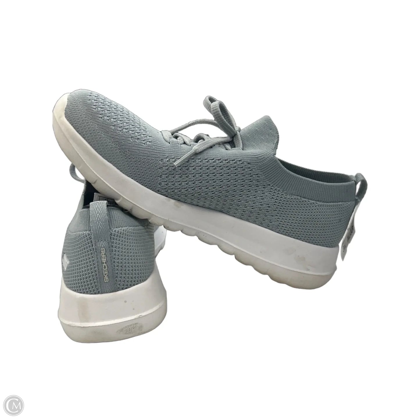 Shoes Athletic By Skechers In Grey, Size: 8