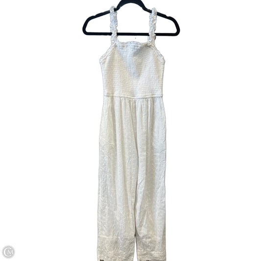 Jumpsuit By Jessica Simpson In White, Size: M
