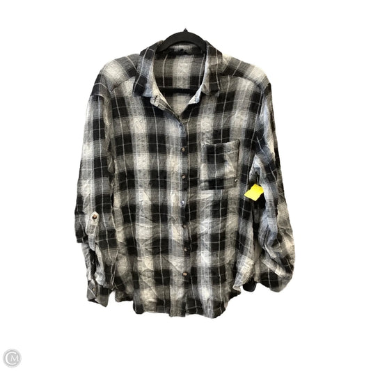 Top Long Sleeve By Jane And Delancey In Black, Size: M