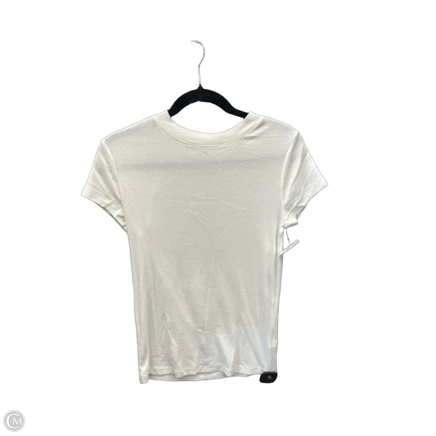 Top Short Sleeve Basic By A New Day In White, Size: S