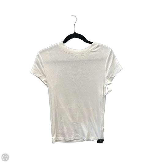 Top Short Sleeve Basic By A New Day In White, Size: S