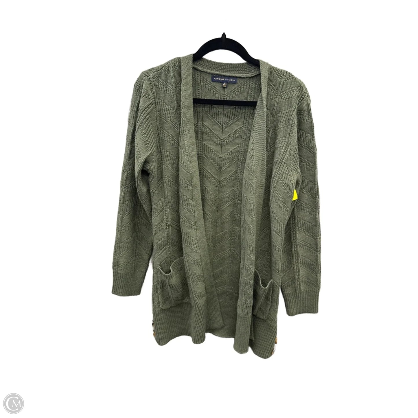 Cardigan By Adrienne Vittadini In Green, Size: M