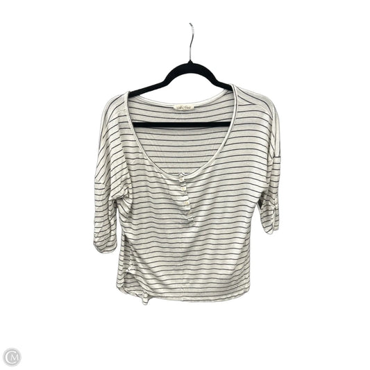 Top 3/4 Sleeve By Wishful Park In White, Size: M